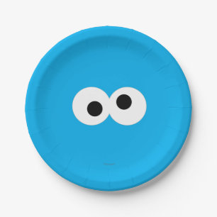 Cookie Monster Big Face Pappteller