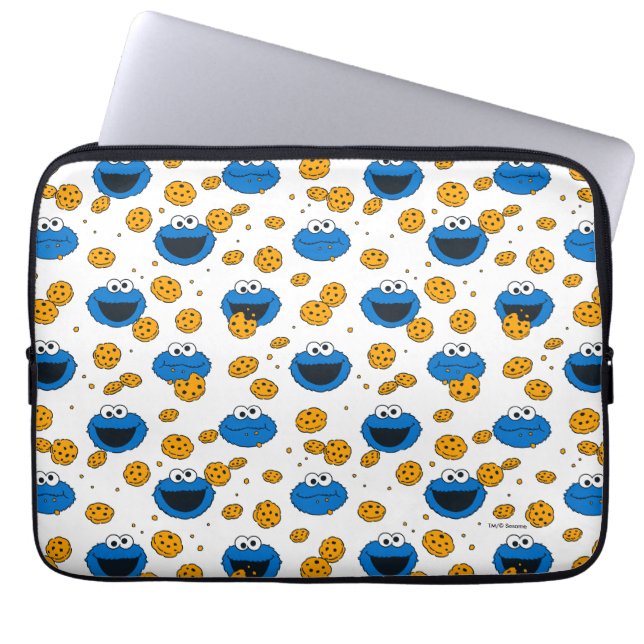 Cookie Monster | C ist für Cookie Pattern Laptopschutzhülle (Vorderseite)