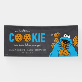 Cookie Monster Chalkboard Kinderdusche Banner