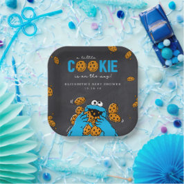 Cookie Monster Chalkboard Kinderdusche Pappteller