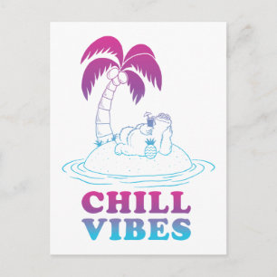 Cookie Monster Chill Vibes Postkarte