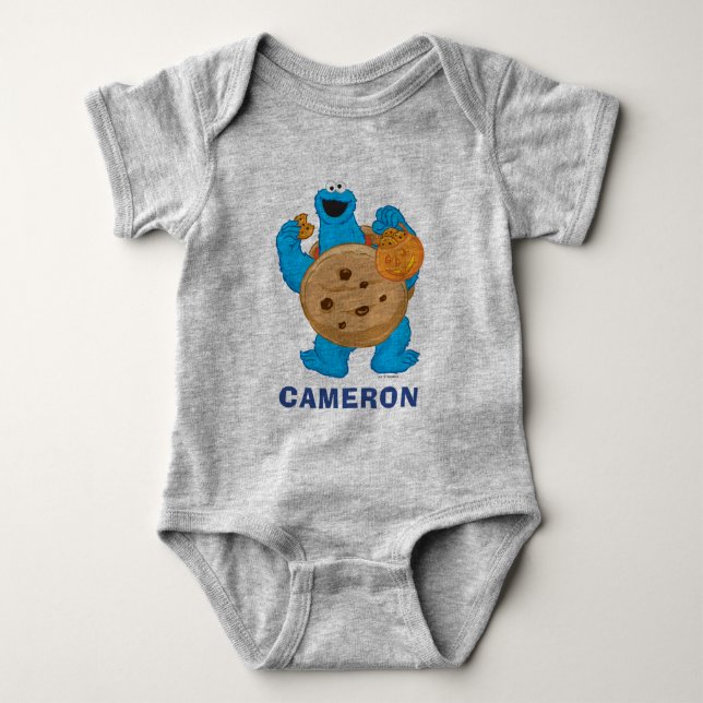 Cookie Monster | Cookie Baby Strampler (Vorderseite)