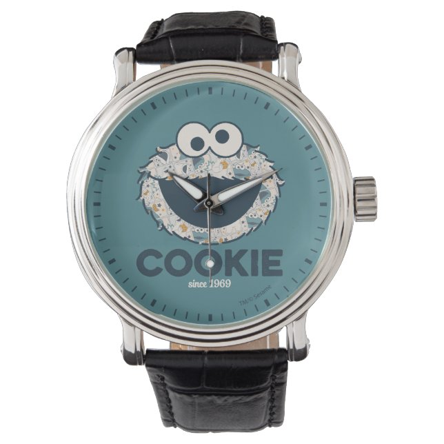 Cookie Monster | Cookie Seit 1969 Armbanduhr (Vorderseite)