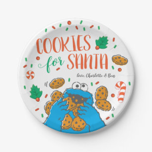 Cookie Monster   Cookies für Santa Pappteller