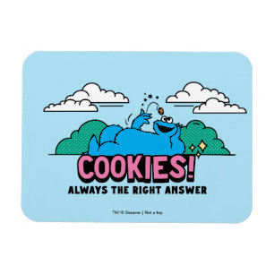 Cookie Monster   Cookies immer die richtige Antwor Magnet