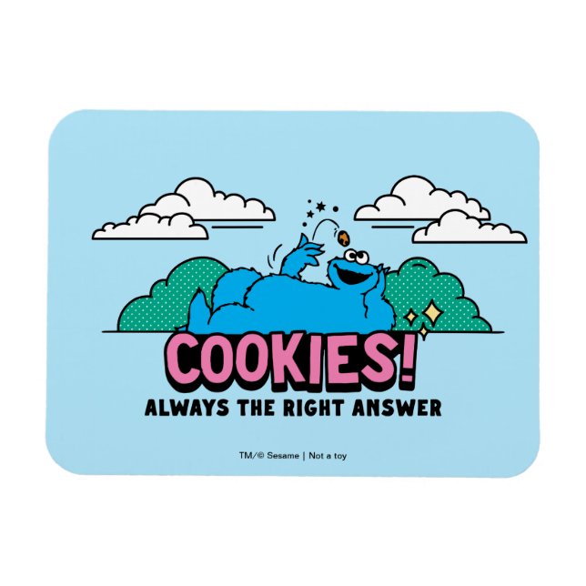 Cookie Monster | Cookies immer die richtige Antwor Magnet (Horizontal)