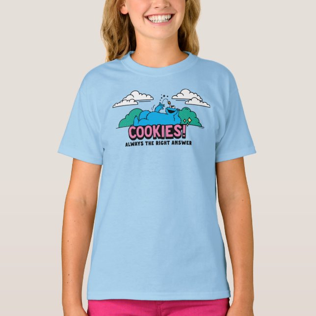 Cookie Monster | Cookies immer die richtige Antwor T-Shirt (Vorderseite)
