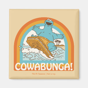 Cookie Monster Cowabunga! Magnet