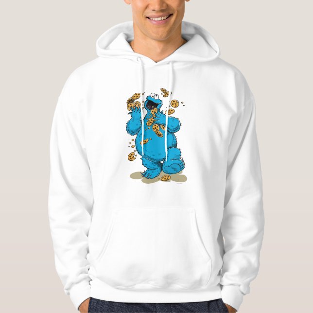 Cookie Monster Crazy Cookies Hoodie (Vorderseite)