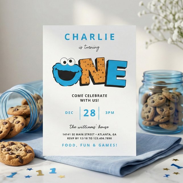 Cookie Monster - erste Einladung zum Geburtstag (Von Creator hochgeladen)