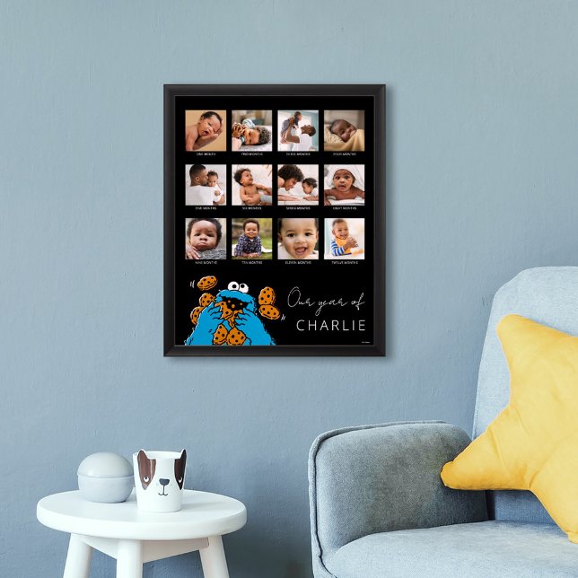 Cookie Monster | Erstes Jahr des Kindes - FotoColl Poster (Von Creator hochgeladen)