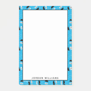Cookie Monster Fellmuster Gesicht Post-it Klebezettel