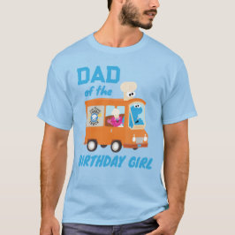 Cookie Monster Food Truck Vater der Geburtstagskar T-Shirt
