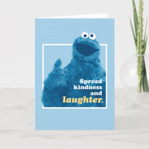 Cookie Monster   Freude und Lachen verbreiten Feiertagskarte