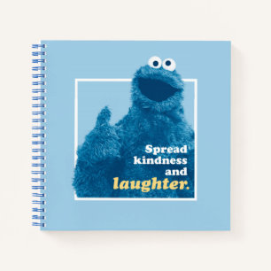 Cookie Monster Freude und Lachen verbreiten Notizbuch