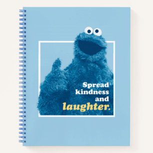 Cookie Monster Freude und Lachen verbreiten Notizbuch