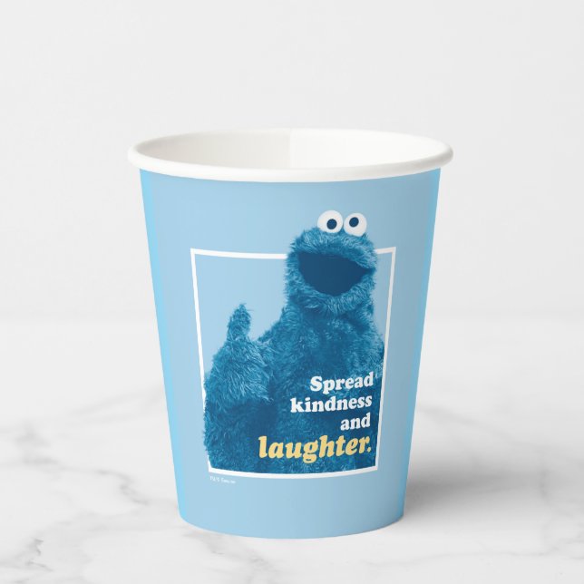 Cookie Monster | Freude und Lachen verbreiten Pappbecher (Links)
