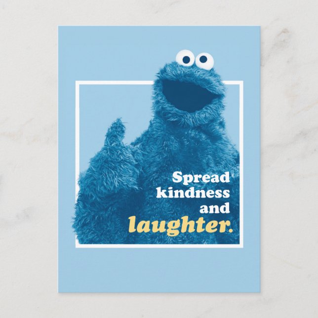 Cookie Monster | Freude und Lachen verbreiten Postkarte (Vorderseite)