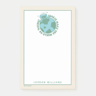 Cookie Monster   Füge Deinen Namen hinzu Post-it Klebezettel