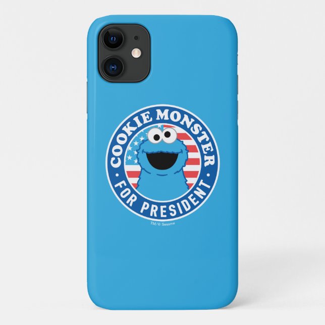Cookie Monster für den Präsidenten Case-Mate iPhone Hülle (Rückseite)