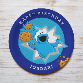 Cookie Monster Geburtstag Pappteller
