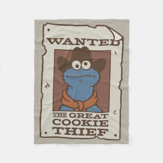 Cookie Monster | Gewollt Poster Fleecedecke (Vorderseite)