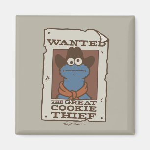Cookie Monster Gewollt Poster Magnet
