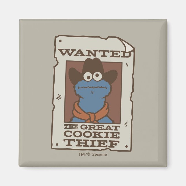 Cookie Monster | Gewollt Poster Magnet (Vorne)