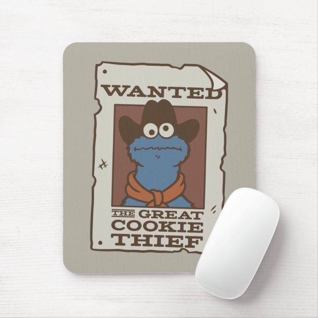Cookie Monster | Gewollt Poster Mousepad (Mit Mouse)