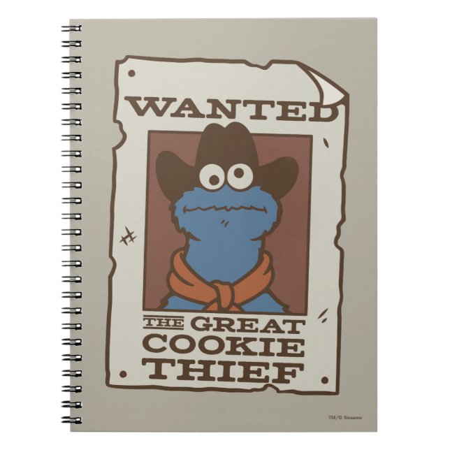 Cookie Monster | Gewollt Poster Notizblock (Vorderseite)