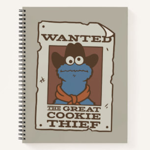 Cookie Monster   Gewollt Poster Notizbuch