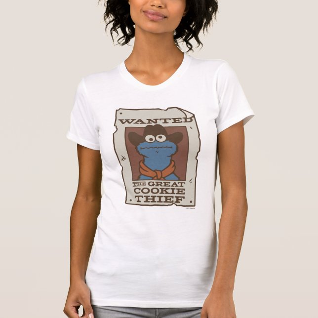 Cookie Monster | Gewollt Poster T-Shirt (Vorderseite)