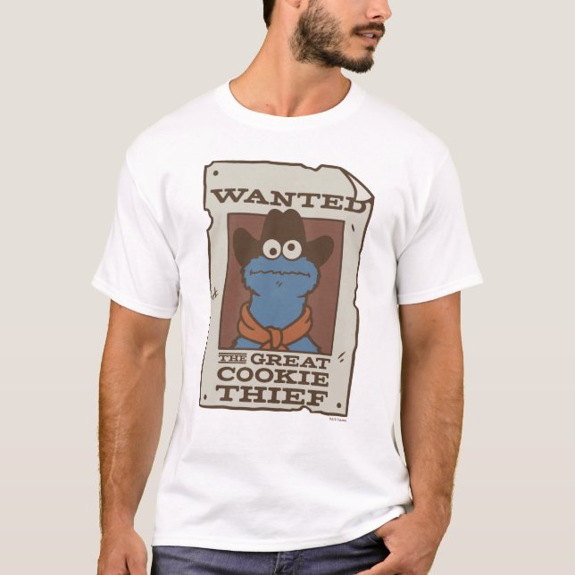 Cookie Monster | Gewollt Poster T-Shirt (Vorderseite)