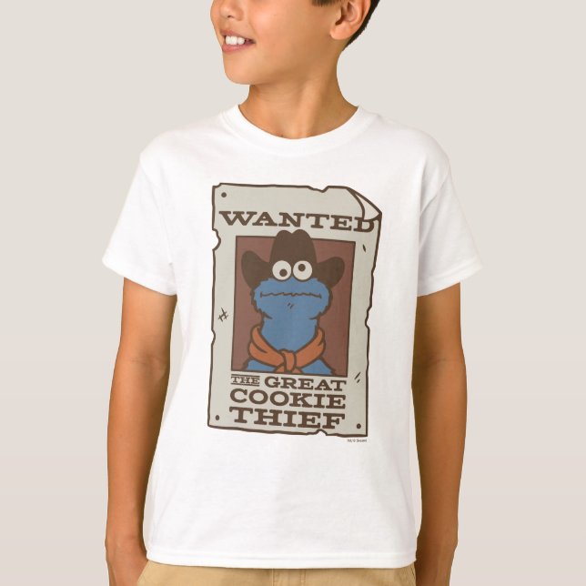 Cookie Monster | Gewollt Poster T-Shirt (Vorderseite)