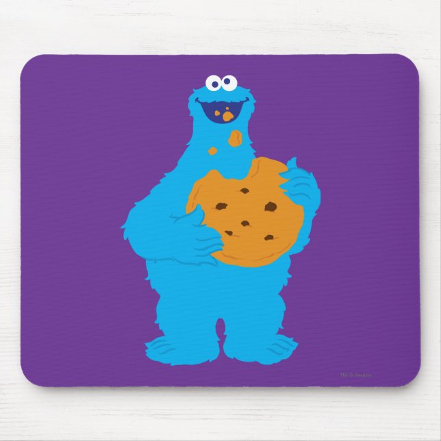 Cookie Monster Grafik Mousepad (Vorne)