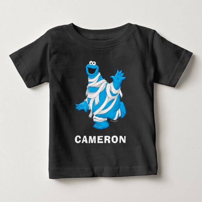 Cookie Monster | Halloween Mummy Baby T-shirt (Vorderseite)