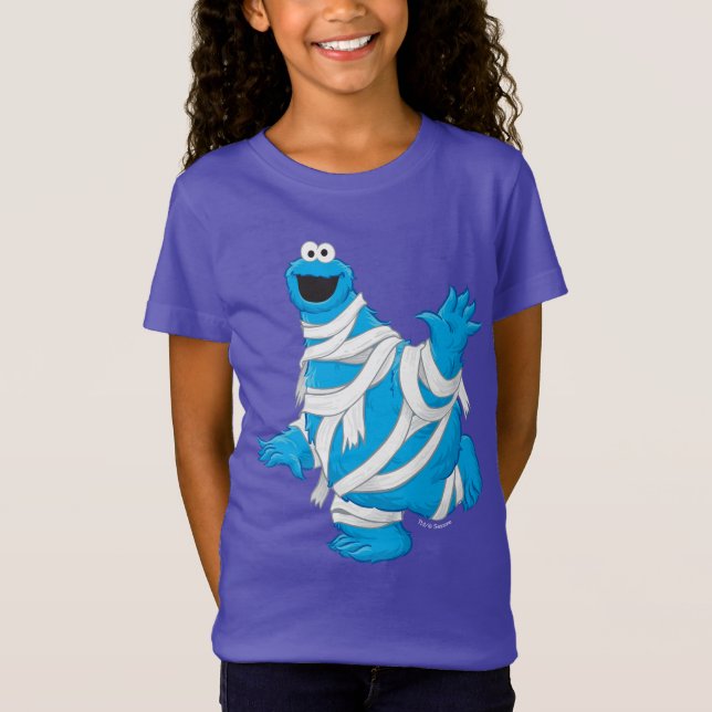 Cookie Monster | Halloween Mummy T-Shirt (Vorderseite)