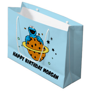 Cookie Monster Happy Birthday Große Geschenktüte