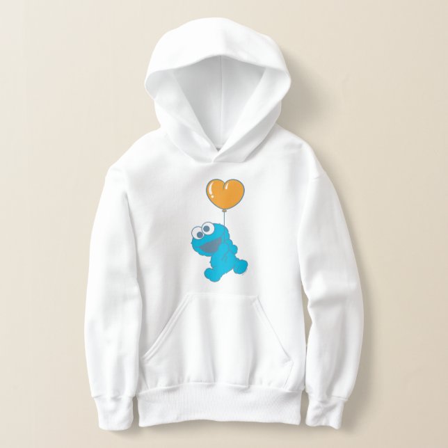 Cookie Monster Herzballon Hoodie (Ablage )