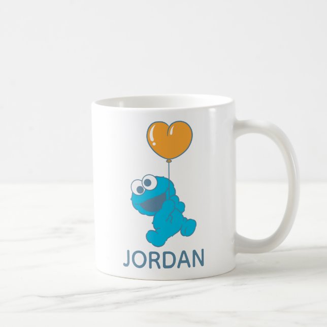 Cookie Monster Herzballon Kaffeetasse (Rechts)