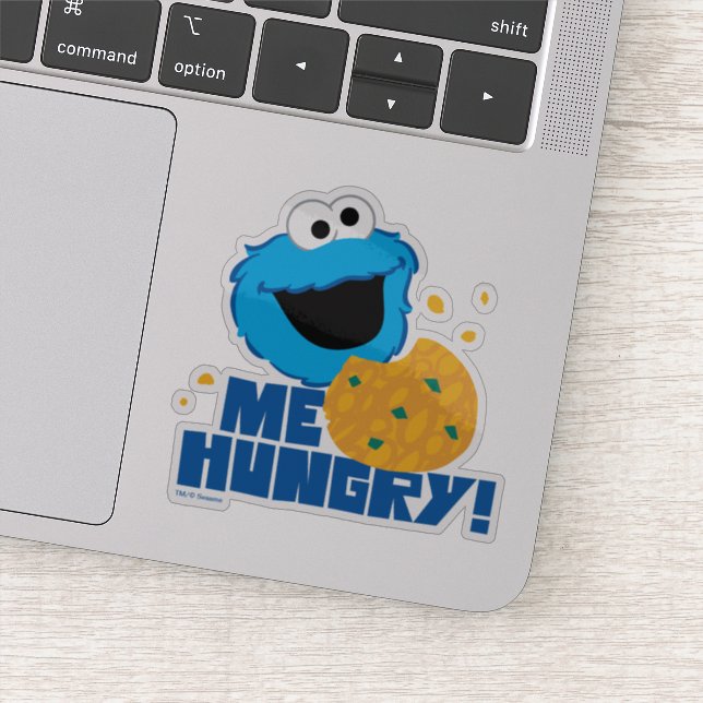 Cookie Monster | Ich habe Hunger! Aufkleber (Detail)