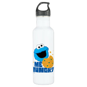 Cookie Monster   Ich habe Hunger! Edelstahlflasche