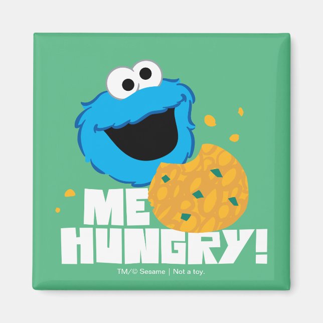 Cookie Monster | Ich habe Hunger! Magnet (Vorne)