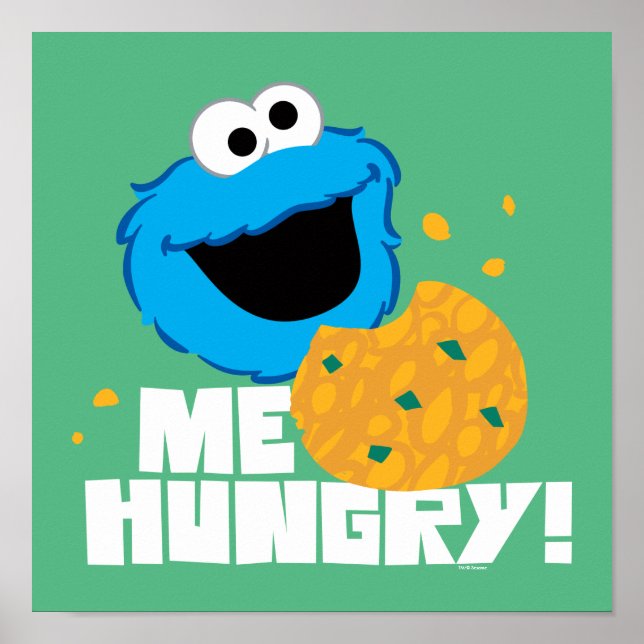Cookie Monster | Ich habe Hunger! Poster (Vorne)