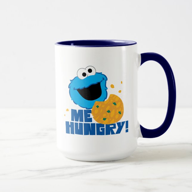 Cookie Monster | Ich habe Hunger! Tasse (Rechts)