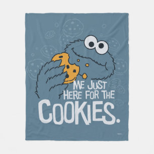 Cookie Monster   Ich nur hier für die Cookies Fleecedecke