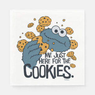 Cookie Monster Ich nur hier für die Cookies Serviette