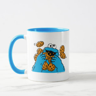 Cookie Monster isst alle Kekse Tasse
