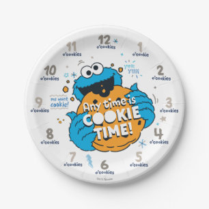 Cookie Monster   Jede Zeit ist Cookie-Zeit Pappteller