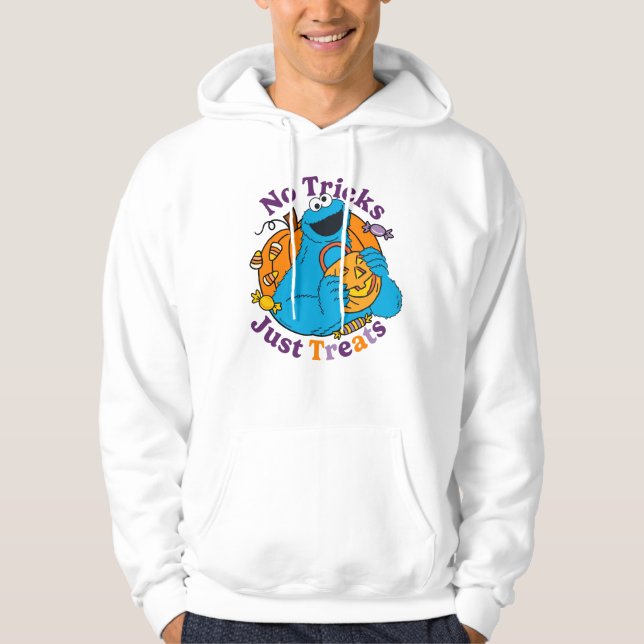 Cookie Monster | Keine Tricks nur Leckereien Hoodie (Vorderseite)